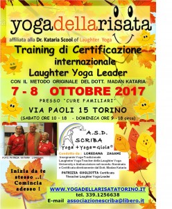 7 -8 OTTOBRE 20° TRAINING CERTIFICAZIONE TORINO