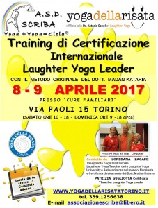 8-9 APRILE 2017 TRAINING CERTIFICAZIONE TORINO
