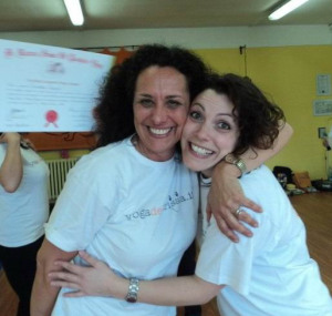 Laura e Donatella durante il Leader Training