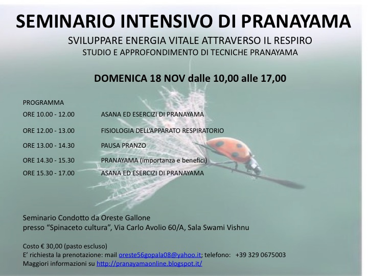 Seminario 18 nov pranayama