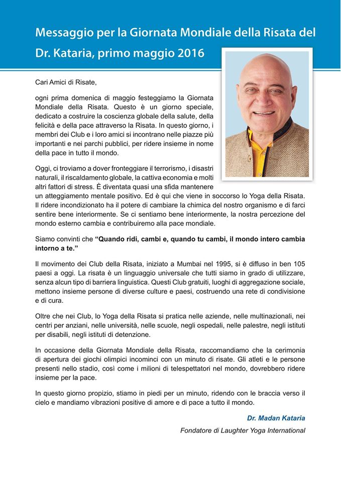 msg kataria giornata mondiale 2016