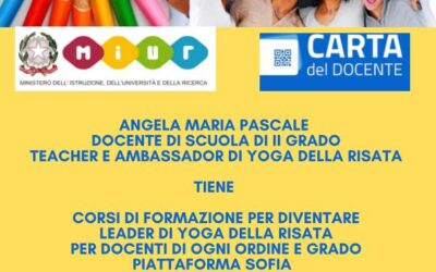 Certificazione  Leader Yoga della risata – ONLINE con Carta Docente (2022/23)