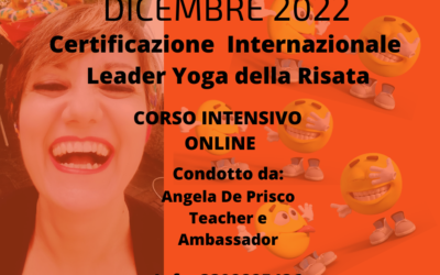 Certificazione Internazionale Leader Yoga della Risata – Corso Intensivo ONLINE 10 – 11 Dicembre 2022