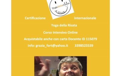 Certificazione Leader Yoga della risata ONLINE anche con Carta Docente – 14-15 Gennaio 2023