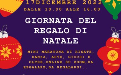 Giornata del Regalo di NATALE  con l’ASS. Yoga della risata e OLTRE – Sabato 17 Dicembre 2022