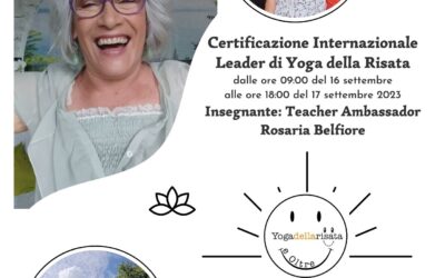Certificazione Internazionale Leader Yoga della Risata 16-17/9/23 a Gassino (TO)