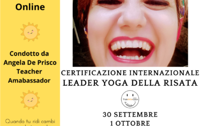 Certificazione Internazionale Leader Yoga della Risata-Online-30 Settembre e 1 Ottobre-2023