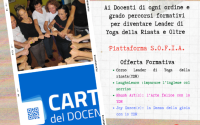 Nuovi Corsi di Yoga della Risata per la Scuola- su SOFIA per il MIUR- Anno Scolastico 2023-2024