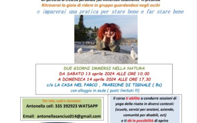 Certificazione Internazionale Leader Yoga della Risata – Brescia 13-14 Aprile 2024