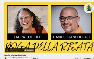 Yoga della risata LIVE con Laura TOFFOLO e Davide GIANSOLDATI- su Youtube il 2 febbraio 2024