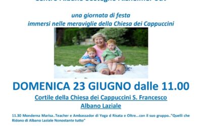 Yoga della risata per la FESTA D’ESTATE – Albano Laziale 23 Giugno 2024