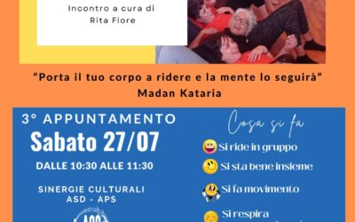 Terzo appuntamento di Yoga della risata San Donato Milanese 27 Luglio 2024