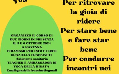 Certificazione Internazionale Leader Yoga della Risata – Ravenna 5 e 6 Ottobre 2024
