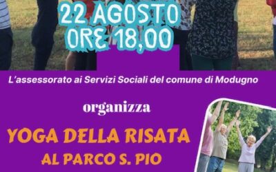 Yoga della risata  al Parco S.PIO  a Modugno( BA) – 22 Agosto 2024