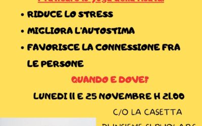 Respira-Ridi-Rilassati con lo Yoga della risata – Pianezza (TO) 11 e 25  Novembre 2024