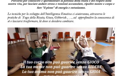 Ridere fa Bene a tutte le emozioni : Yoga della risata e INTELLIGENZA EMOTIVA- 3 e 17 Dicembre 2024