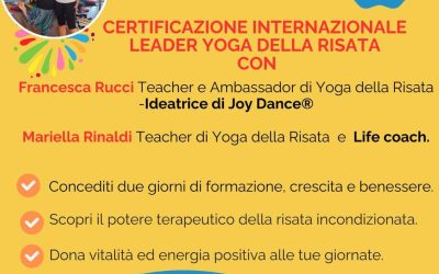 Certificazione Internazionale Leader Yoga della Risata – 10 E 11 MAGGIO 2025 BARLETTA