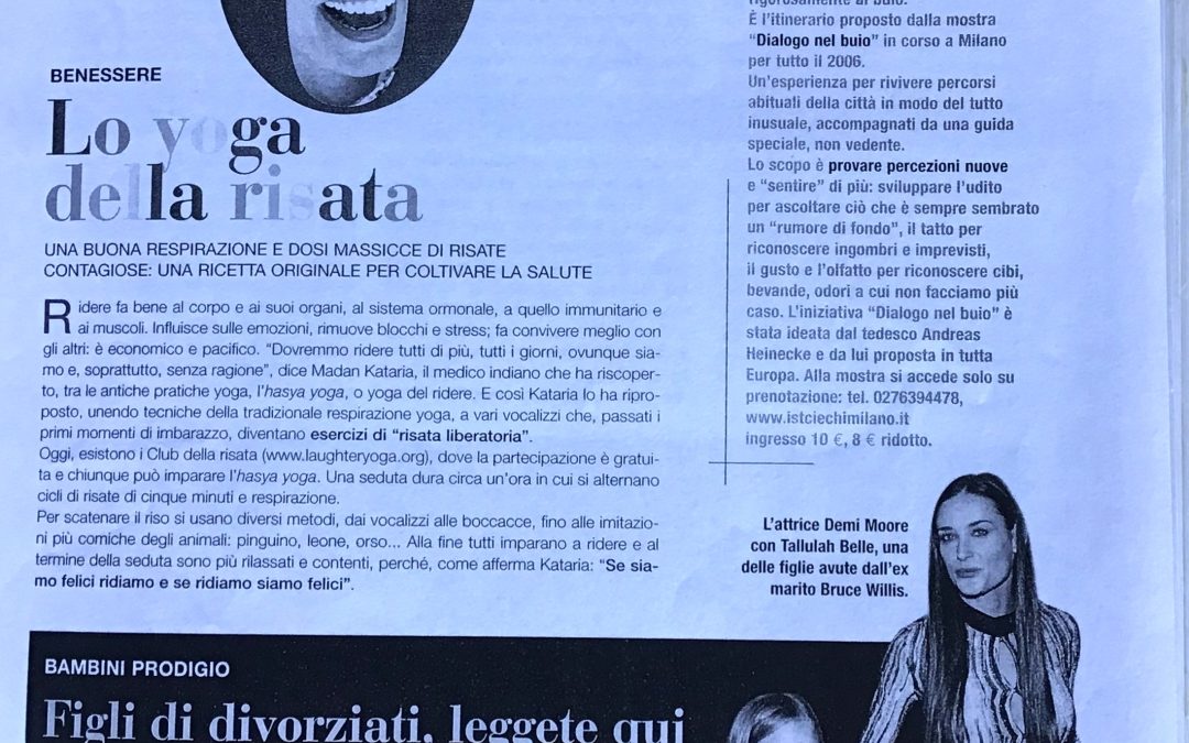 “Lo Yoga della Risata” – FRIEDLY BENESSERE Febbraio 2006