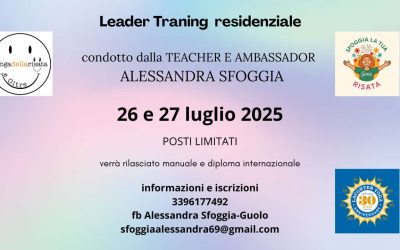 Leader Training di Yoga della Risata Residenziale – Belluno 26 e 27 luglio 2025
