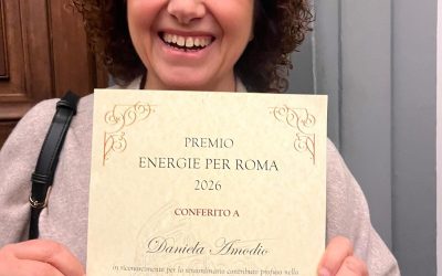Conferimento del Premio “Energie per Roma 2026” a Daniela Amodio – Lunedì 12 Gennaio 2026