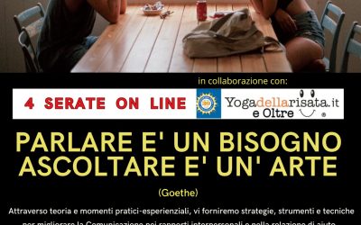….Ascoltare è un’arte – Dal 4 Febbraio 2026 – 4 serate ONLINE su ZOOM