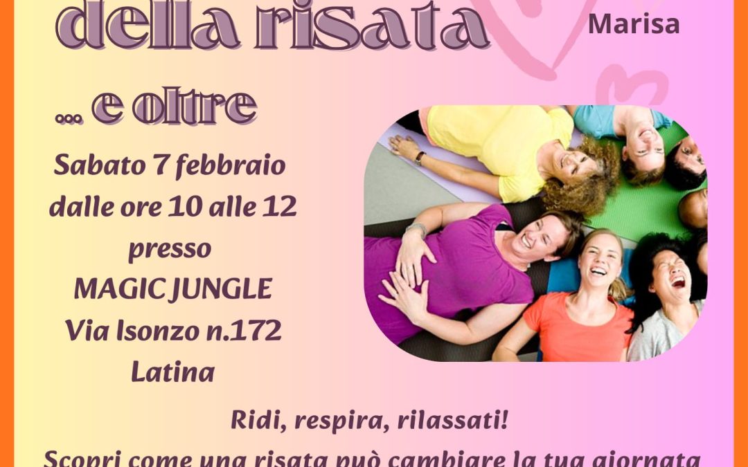 Lezione di Yoga della Risata e…Oltre – Sabato 7 Febbraio 2026 ore 10:00 – Latina