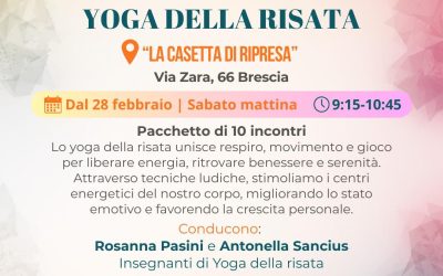 Percorso Yoga della Risata 10 incontri – “La Casetta di Ripresa” – dal 28 Febbraio 2026 – Brescia