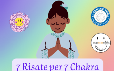 🌈7 Risate per 7 Chakra☸️ Viaggio immersivo verso la Gioia – Domenica 19 Aprile 2026 – ONLINE