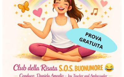 Club della Risata S.O.S. BUONUMORE😂 con Daniela Amodio – Hasya Yoga PROVA GRATUITA – Giovedì 1 Ottobre 2026 Centro Anziani APS Sacrofano (Roma)