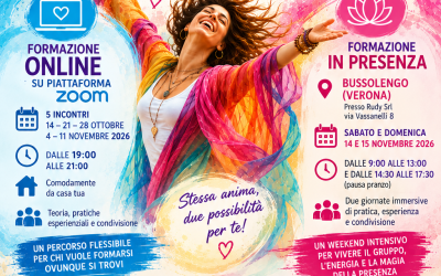 JOY DANCE® LEADER TRAINING 2026 – 14, 21, 28 Ottobre e 4, 11, Novembre Online – 14, 15, Novembre in Presenza a Bussolengo (Verona)