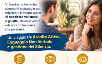 “PARLARE E’ UN BISOGNO,ASCOLTARE E’ UN’ARTE” con Ugo Parenti – Online 9, 16, 23, 30 Novembre 2026