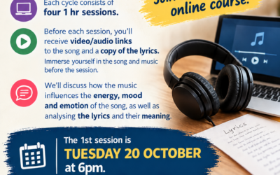 SONGS WORDS AND MUSIC Online with Danny Singh – 1° sessione Martedì 20 Ottobre 2026