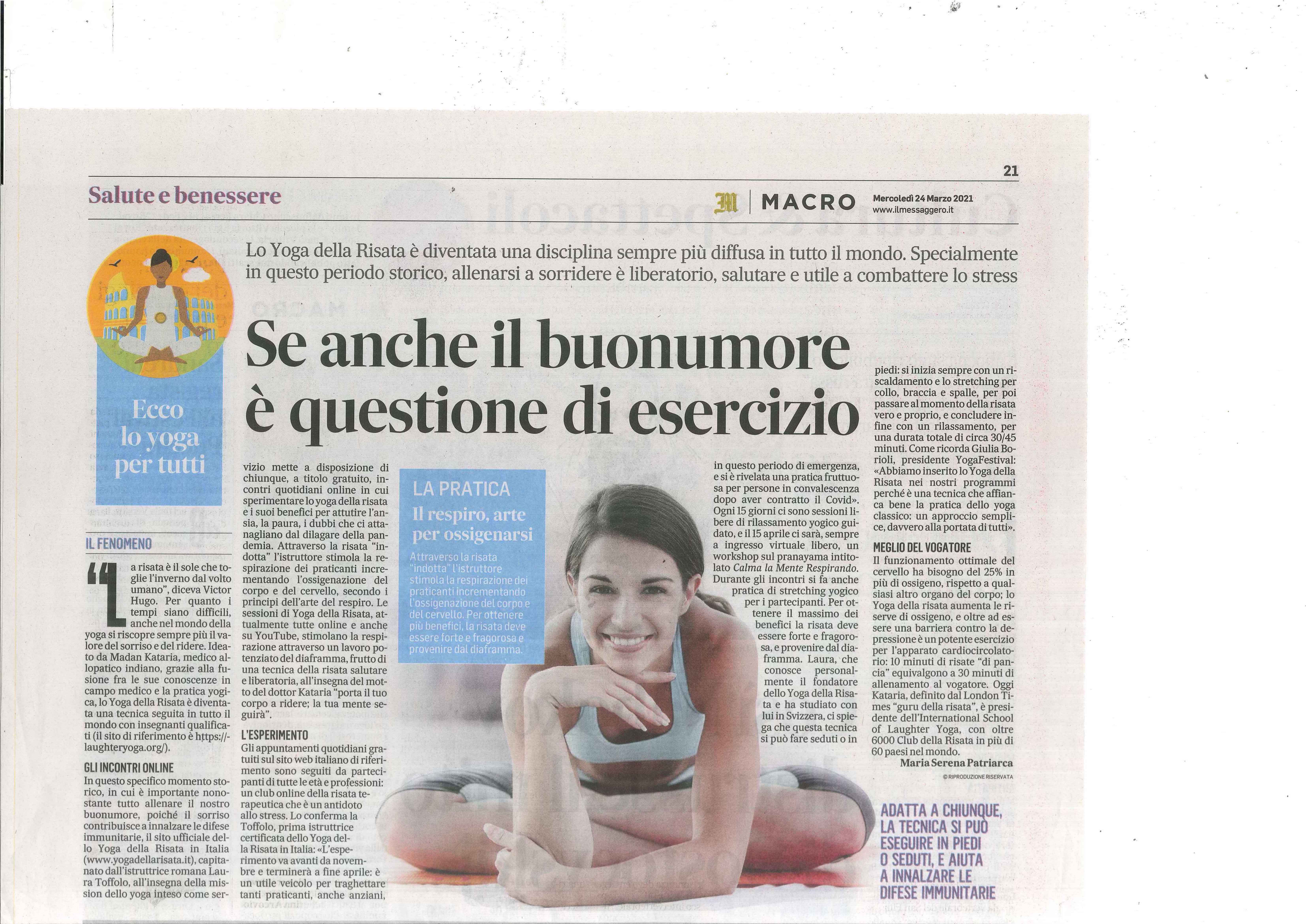 IL MESSAGGERO 24mar2021